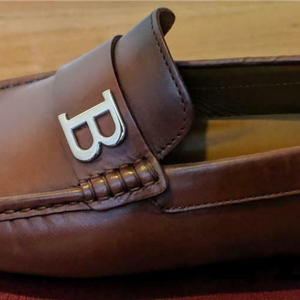 Men's Bally "Piveo" Leather Loafers/Drivers - Picture 5 of 6